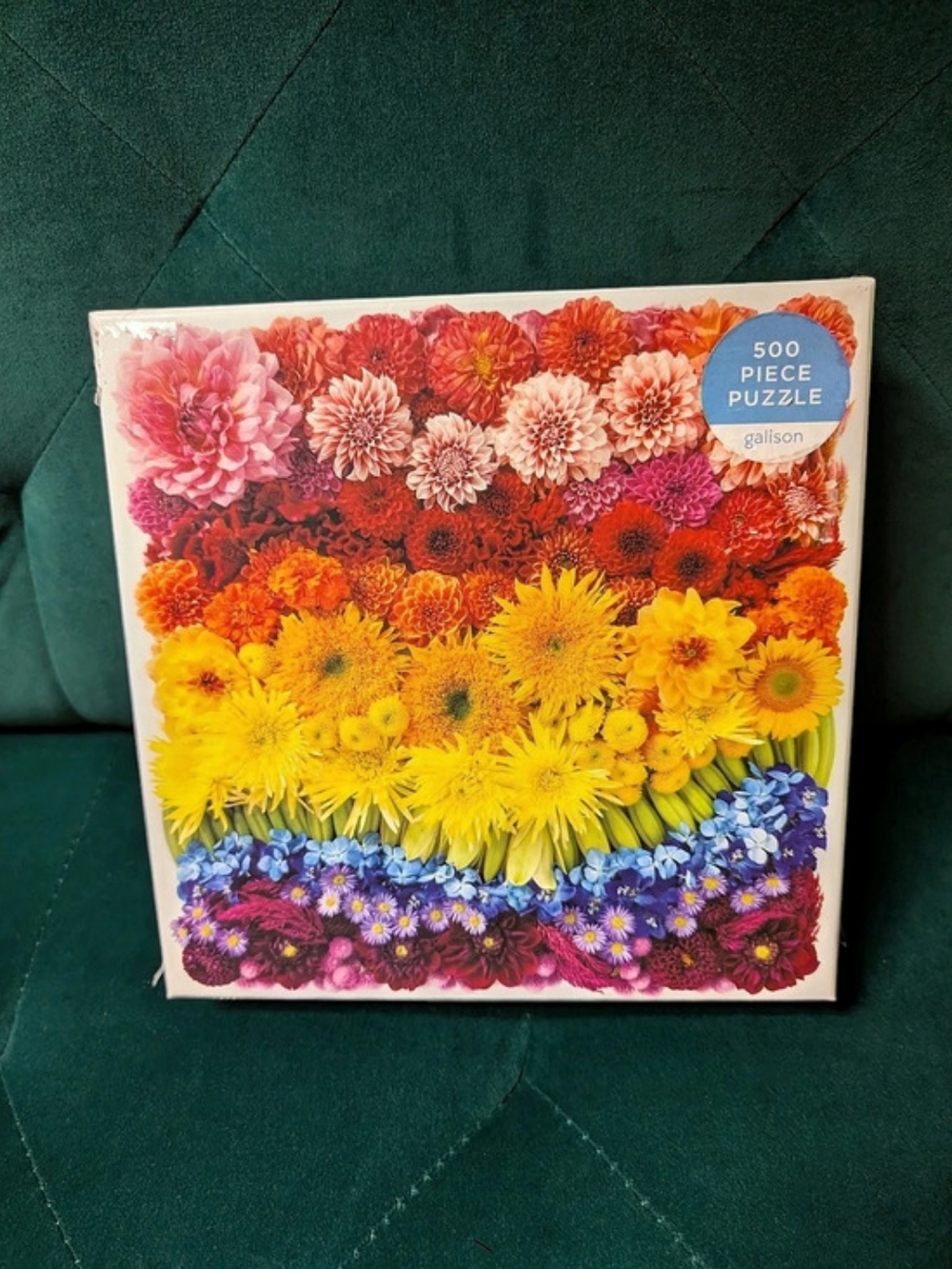 🧩 Galison Flowers 500-Piece Floral Jigsaw Puzzle ALL PIECES PRESENT
